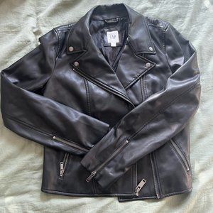 Gap Faux Leather Moto Jacket